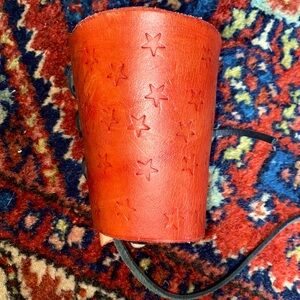 Starry Corset leather cuff